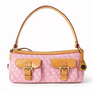 ✨ Dooney & Bourke Pink Monogram Shoulder Bag ✨